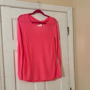 Lilly Pulitzer Bright Pink Long Sleeve Top